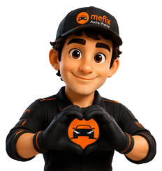 Mefix Auto Parts maskotu